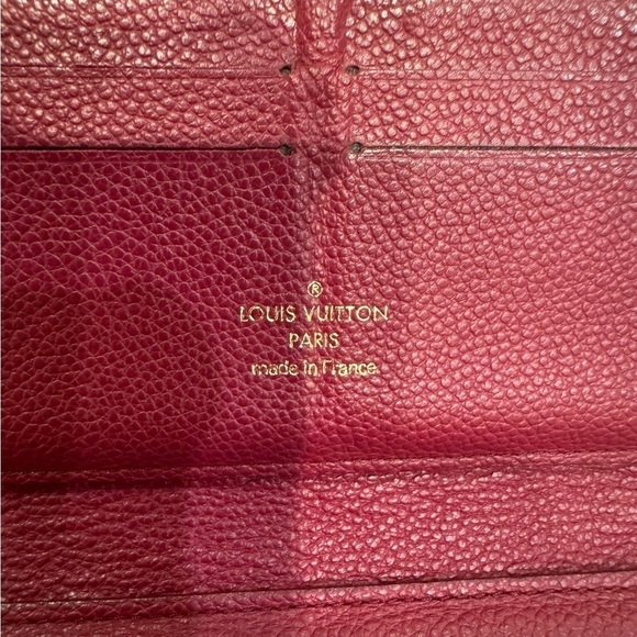 Louis Vuitton empreinte  zippy organizer secret Bordeaux SPO172 - Picture 9 of 12